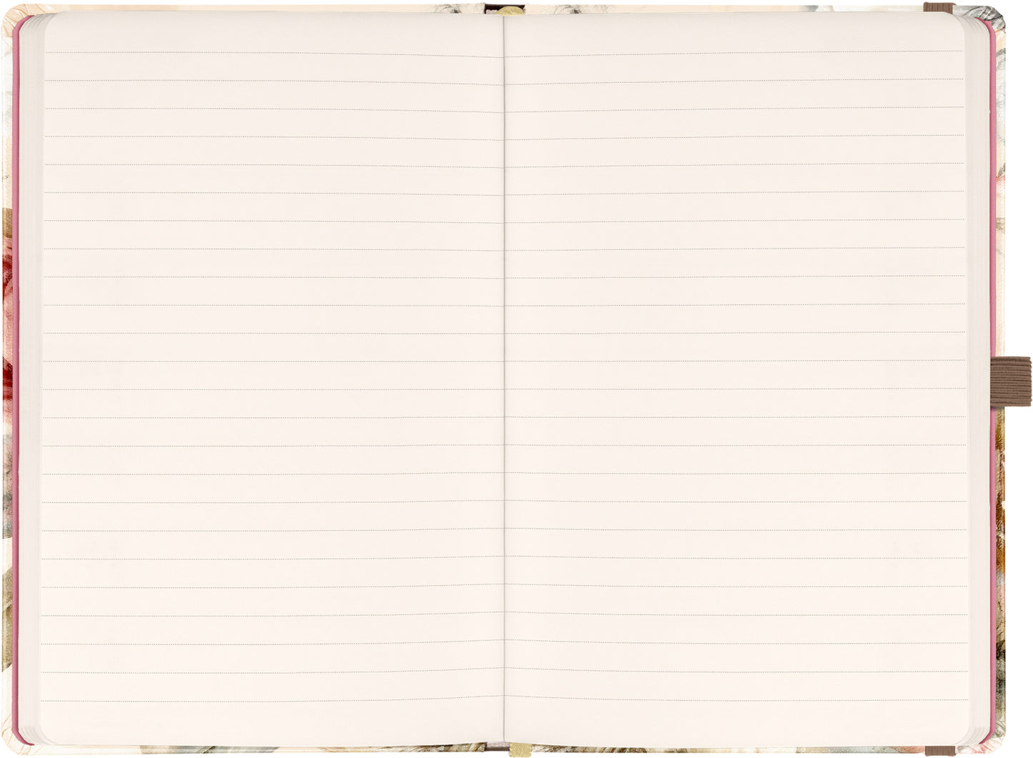 Notes Púdrové kvety, linajkovaný, 13 × 21 cm