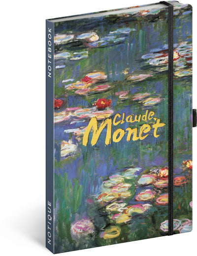 Notes Claude Monet, linajkovaný, 13 × 21 cm