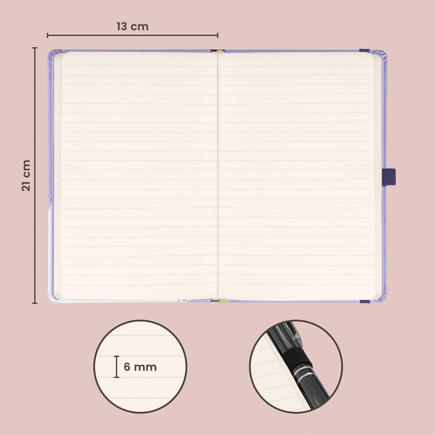 Notes Malý princ, linajkovaný, 13 × 21 cm