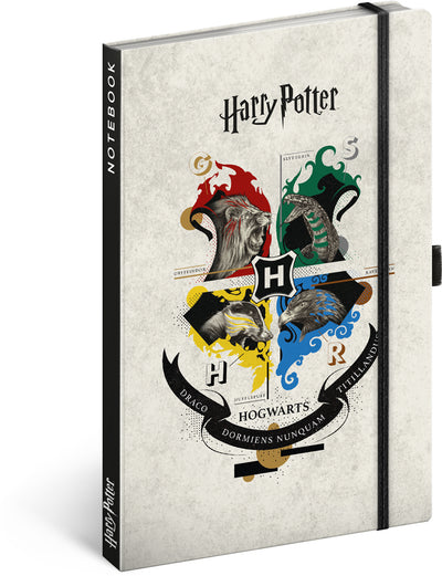 Notes Harry Potter, linajkovaný, 13 × 21 cm
