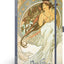 Notes Alfons Mucha – Hudba, linajkovaný, 13 × 21 cm