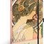 Notes Alfons Mucha – Prvosienka, bodkovaný, 13 × 21 cm