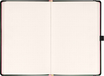 Notes Ruže Kateřiny Winterové, bodkovaný, 13 × 21 cm
