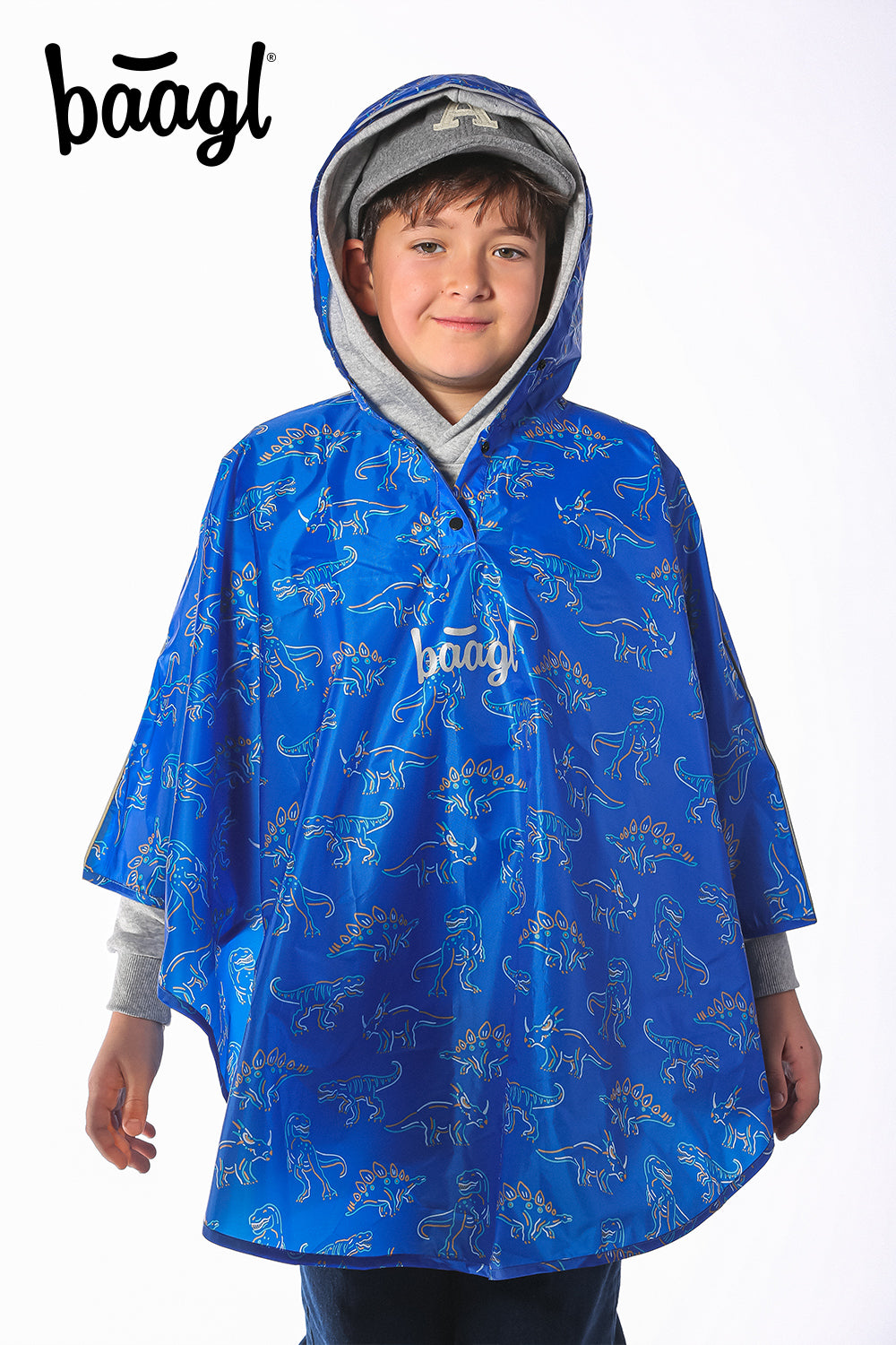 Outdoor pršiplášť pončo Dino vel. S (110 -130 cm)