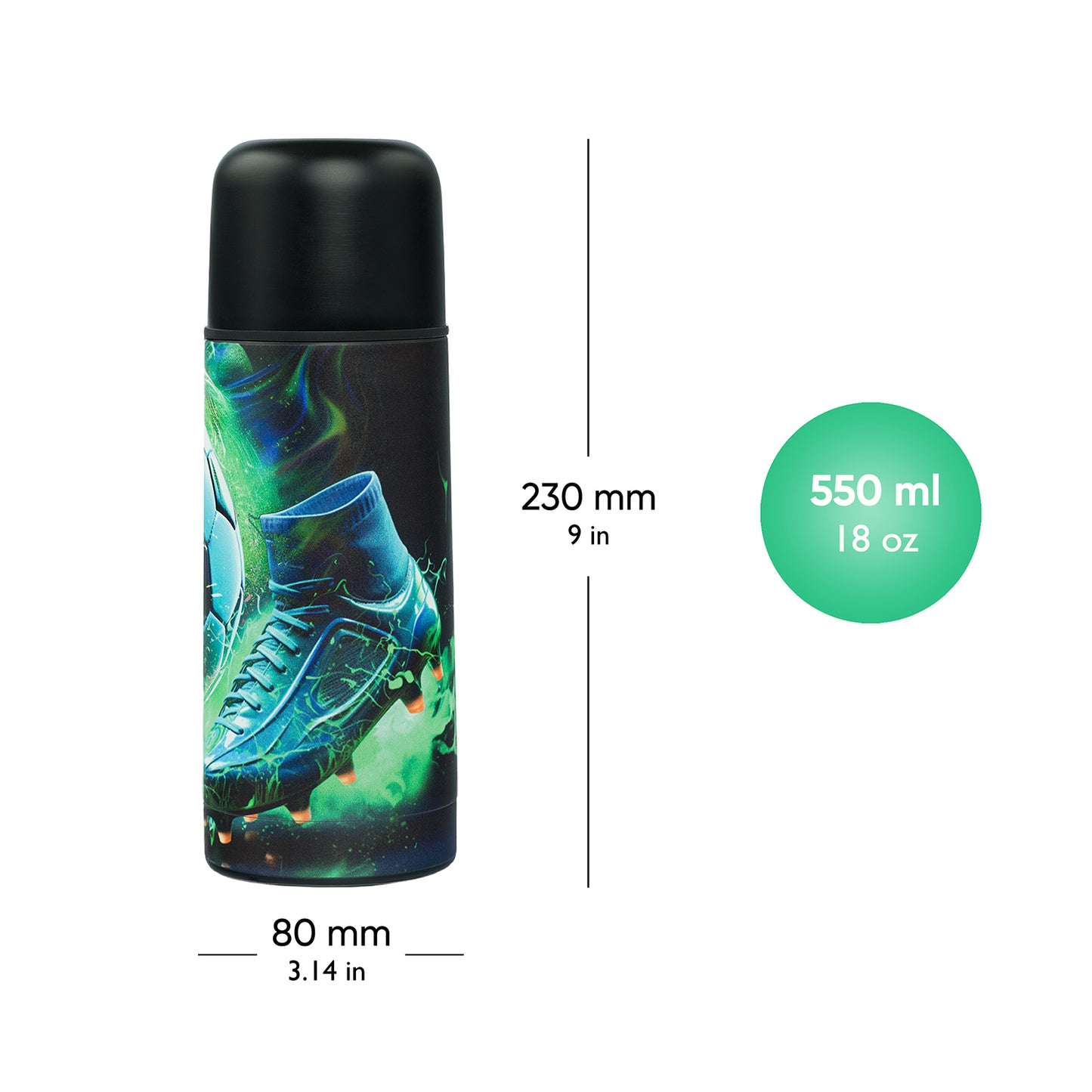 Termofľaša Lopta, 550 ml