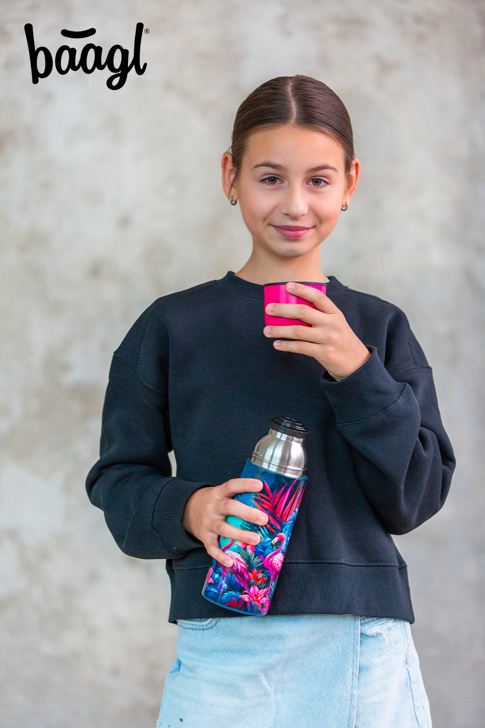 Termofľaša Plameniaky, 550 ml