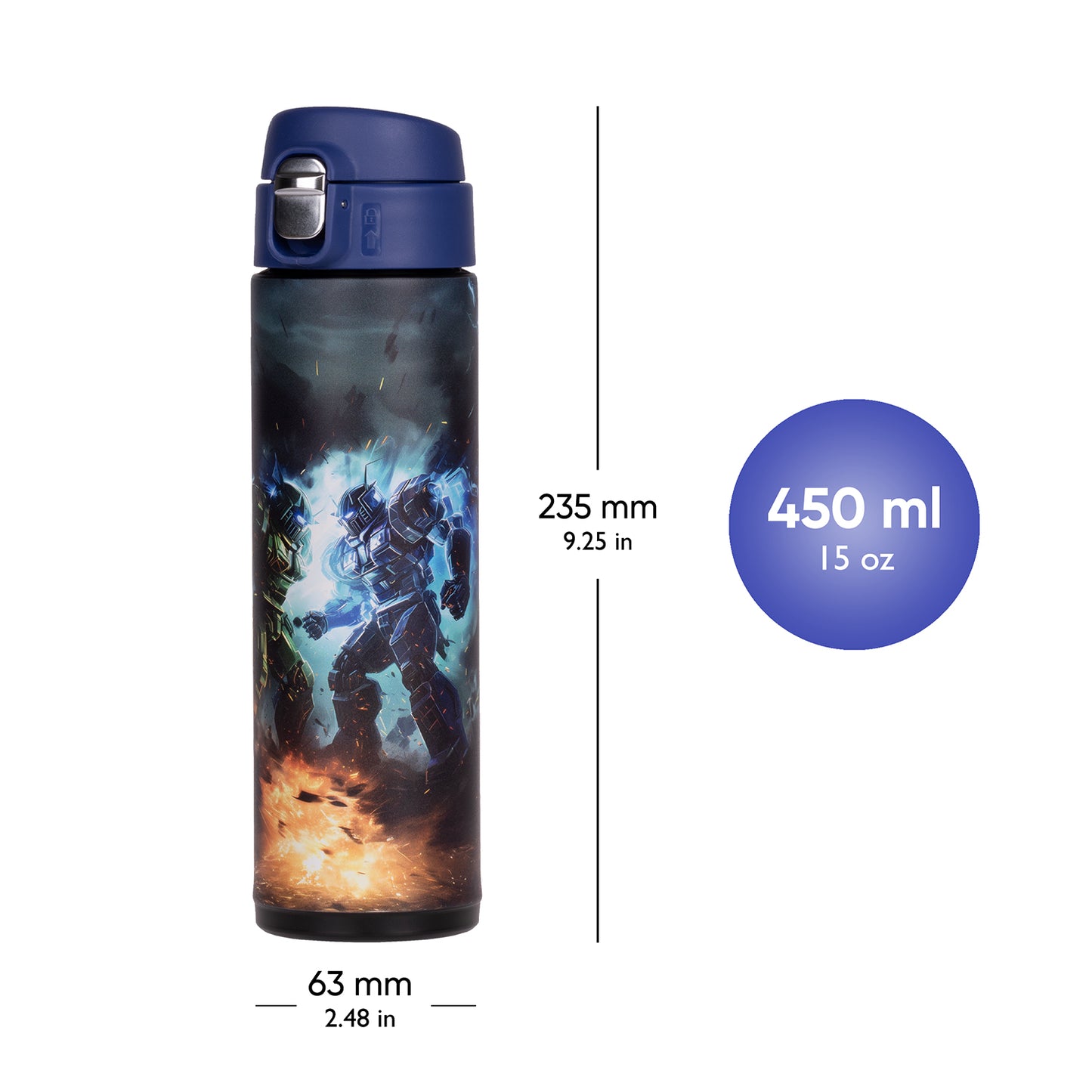 Termofľaša Roboti, 450 ml
