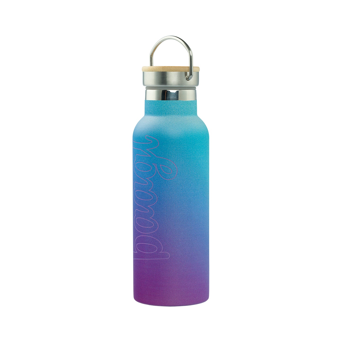 Termofľaša s bambusovým viečkom Gradient modro-fialová, 500 ml