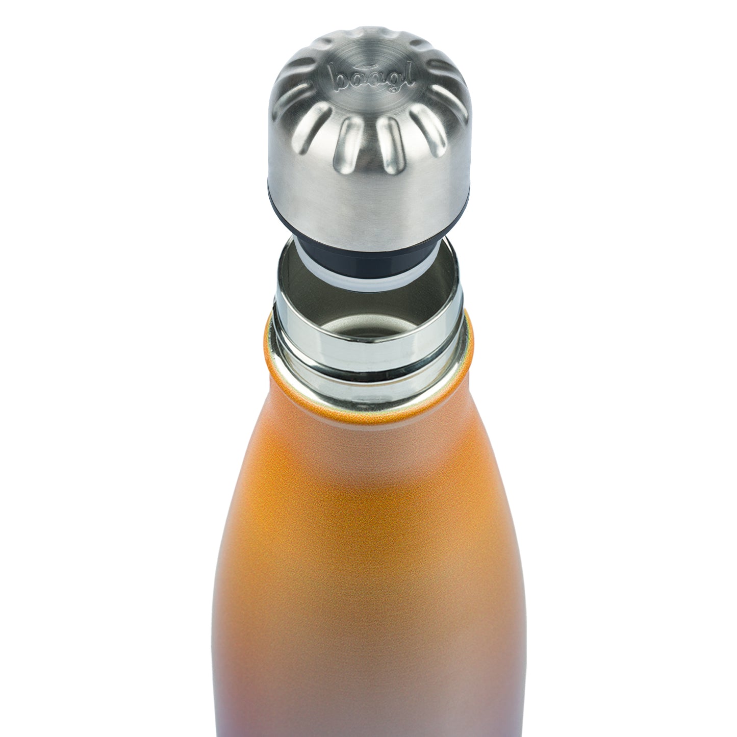 Termofľaša s kovovým viečkom Gradient žlto-fialová, 500 ml