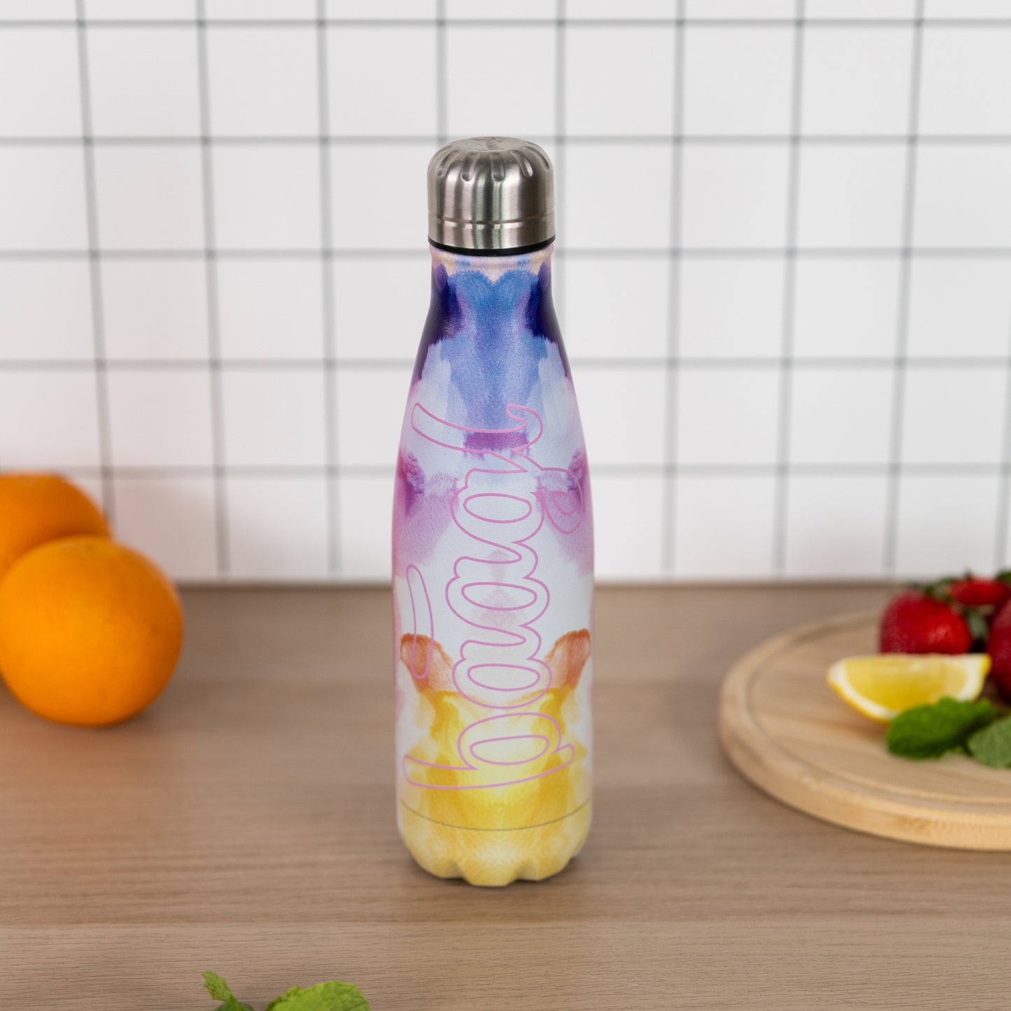 Termofľaša s kovovým viečkom Painting, 500 ml