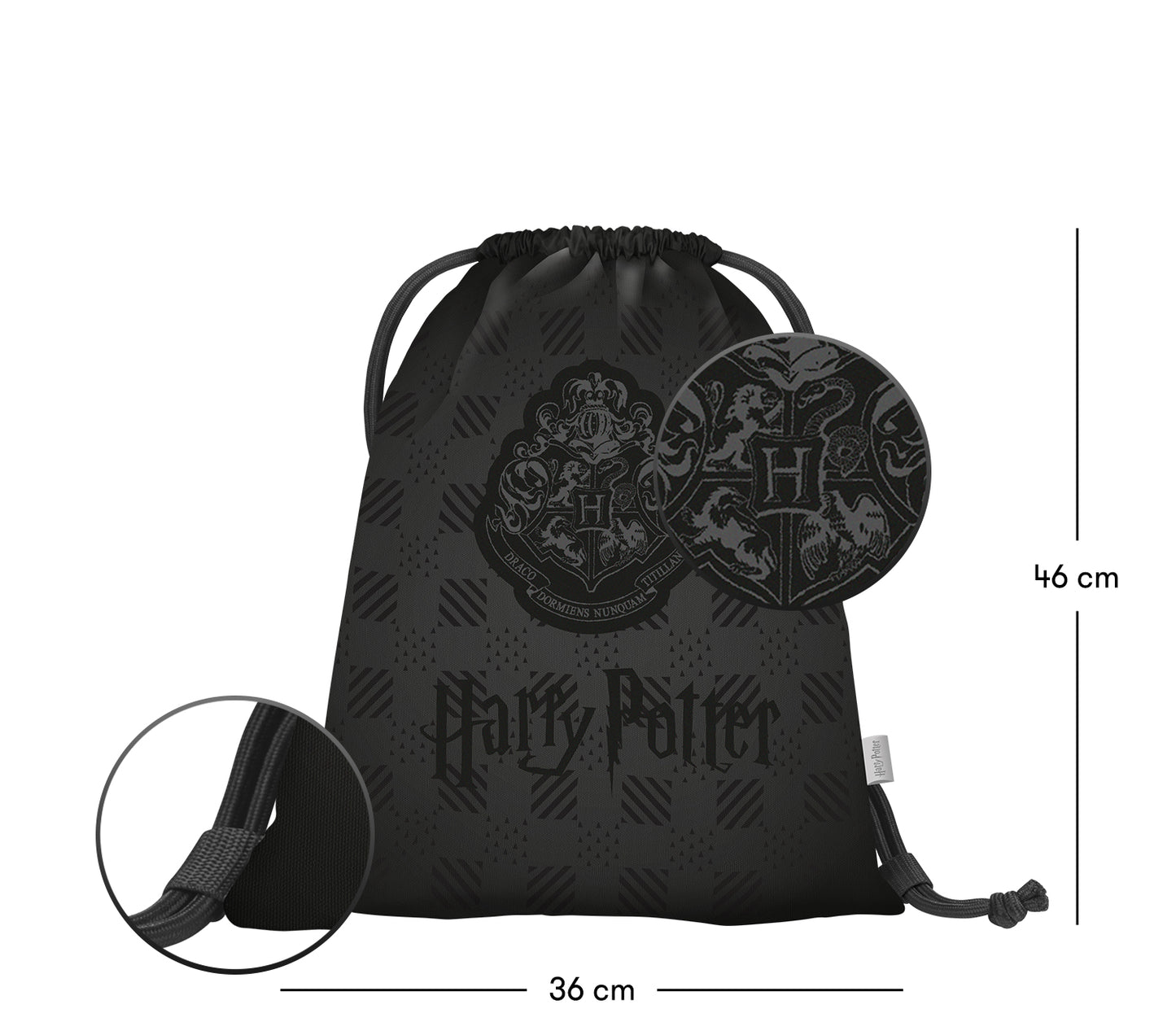 Vrecko Harry Potter Rokfort čierne