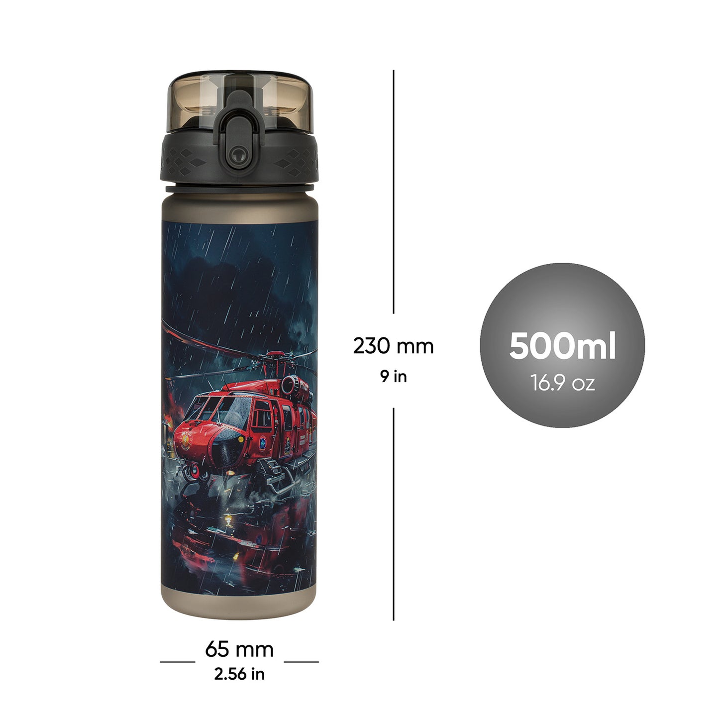 Tritanová fľaša na nápoje Záchranári, 500 ml