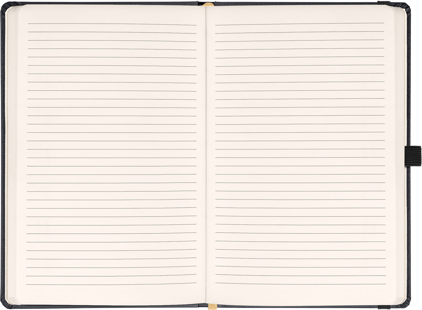 Notes Balacron, čierný, linajkovaný, 15 × 21 cm