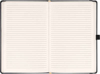 Notes Balacron, čierný, linajkovaný, 15 × 21 cm