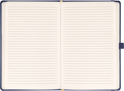 Notes Balacron, tmavomodrý, linajkovaný, 15 × 21 cm