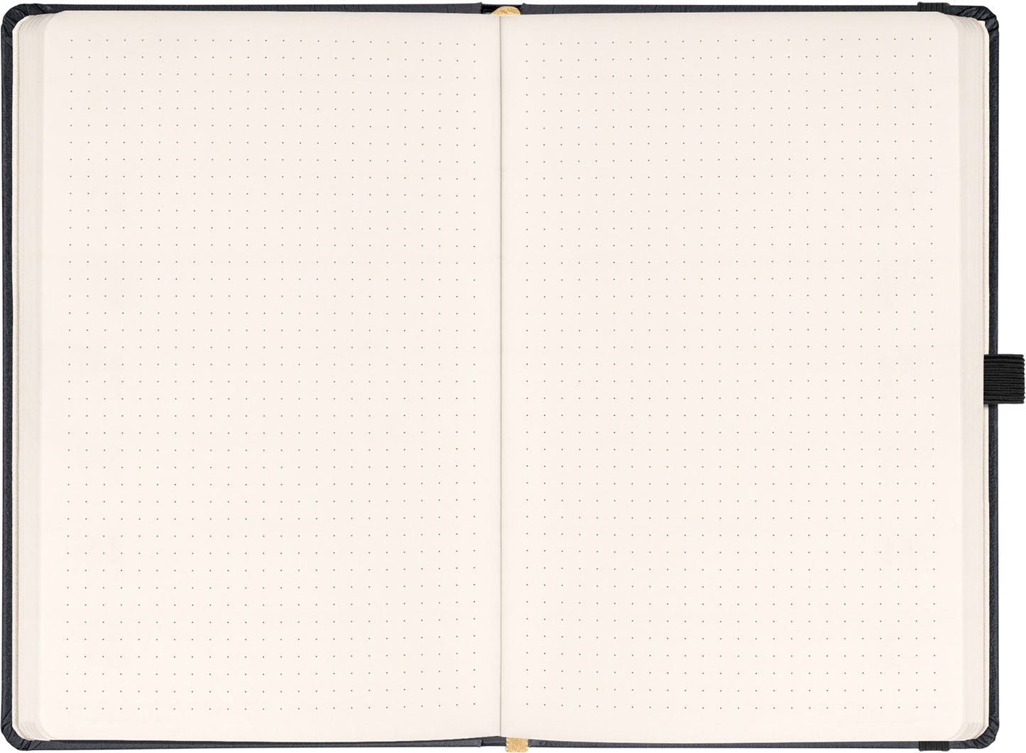 Notes Balacron, čierný, bodkovaný, 15 × 21 cm
