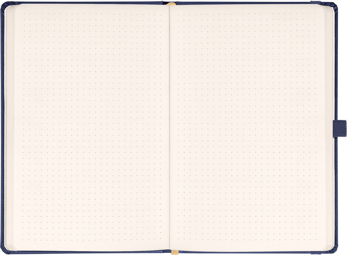 Notes Balacron, tmavomodrý, bodkovaný, 15 × 21 cm