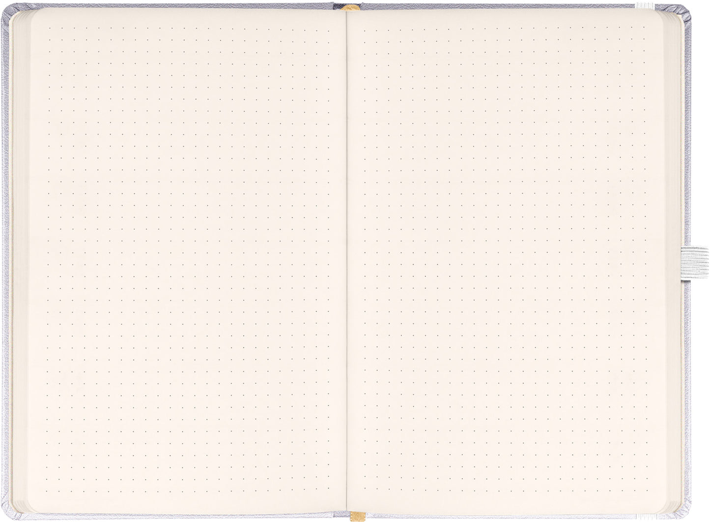 Notes Balacron, strieborný, bodkovaný, 15 × 21 cm