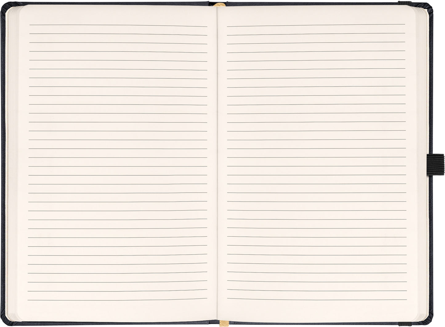 Notes Aprint, čierny, linajkovaný, 15 × 21 cm