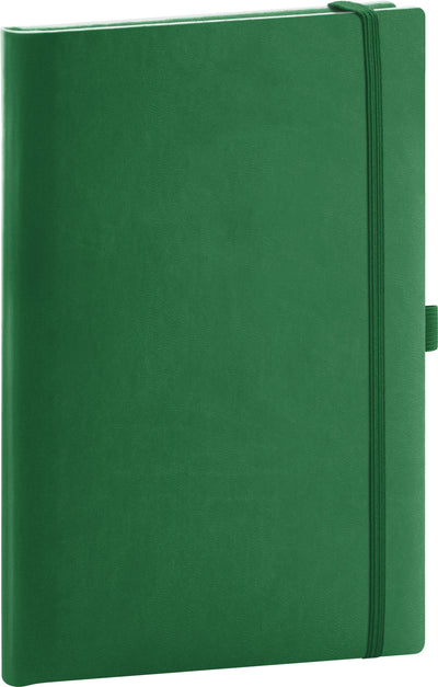 Notes Aprint, zelený, linajkovaný, 15 × 21 cm