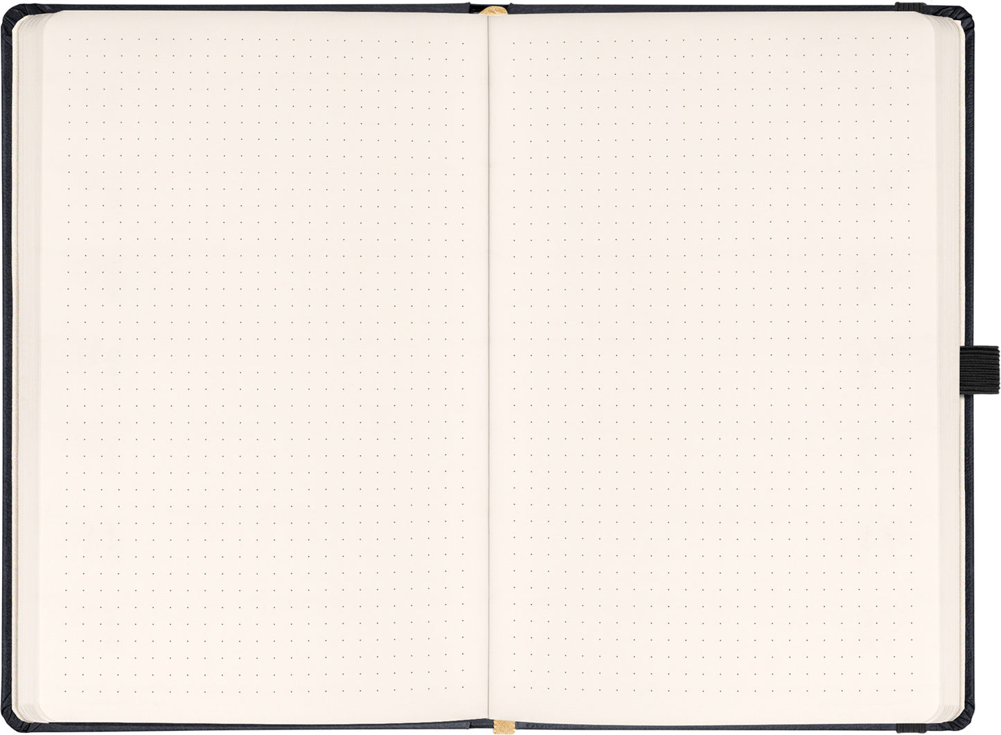 Notes Aprint, čierny, bodkovaný, 15 × 21 cm