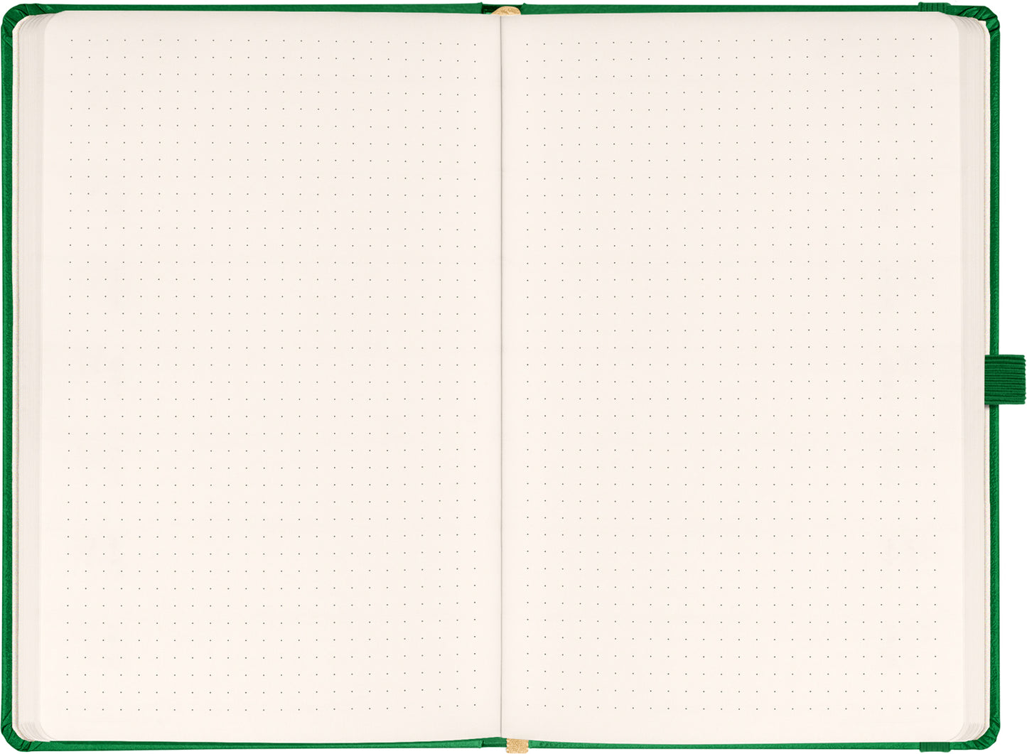 Notes Aprint, zelený, bodkovaný, 15 × 21 cm