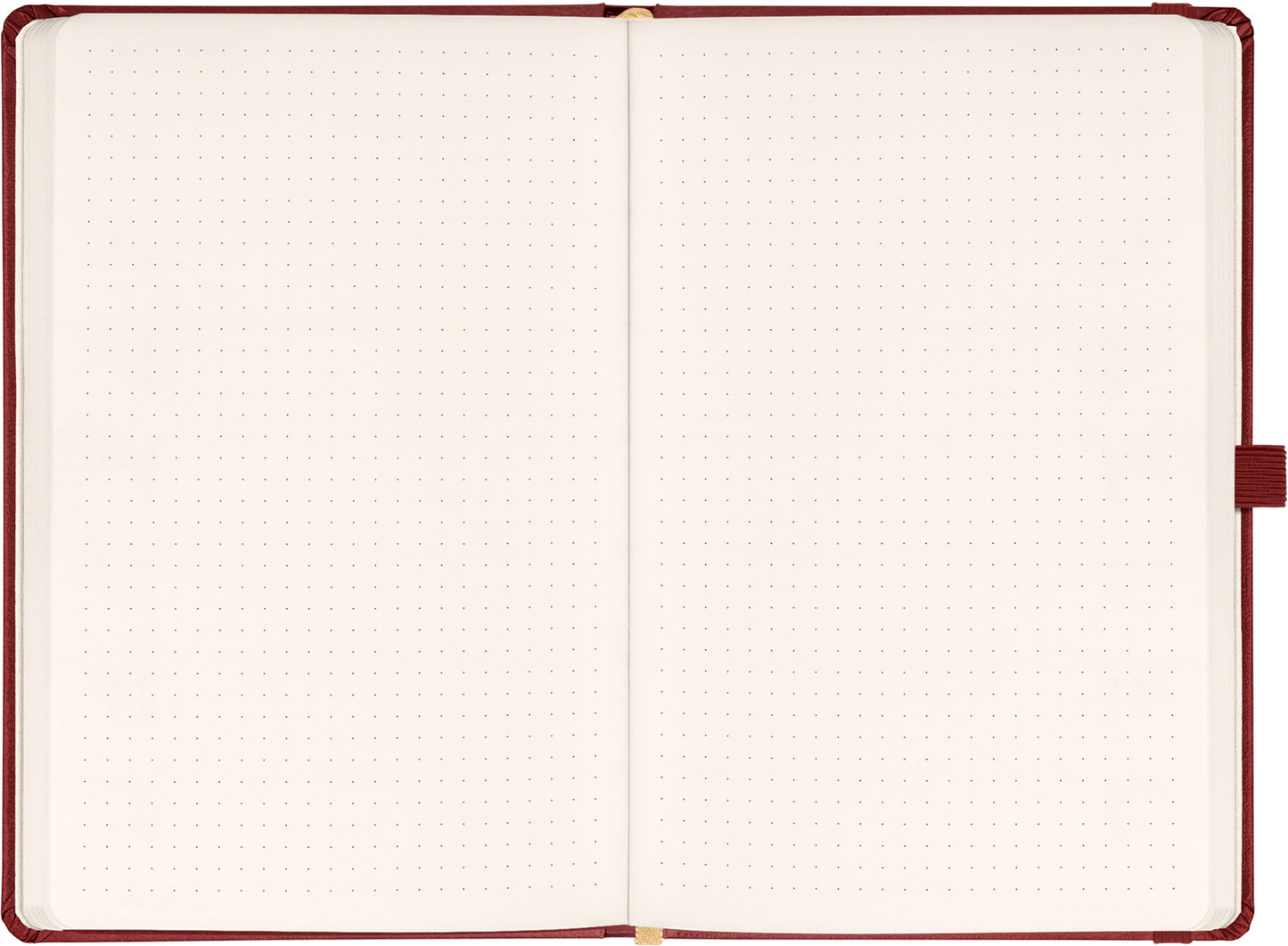Notes Aprint Neo, vínový, bodkovaný, 15 × 21 cm