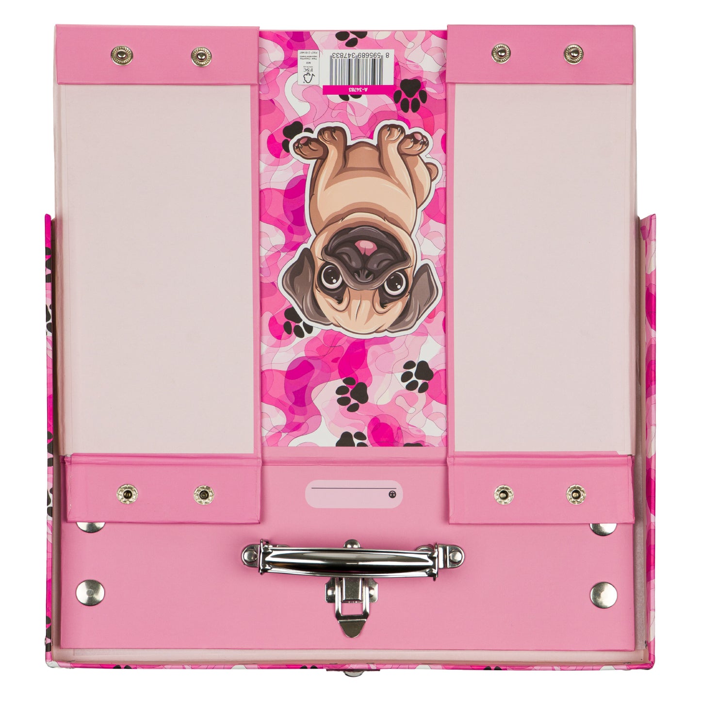 Skladací školský kufrík Labky s kovaním