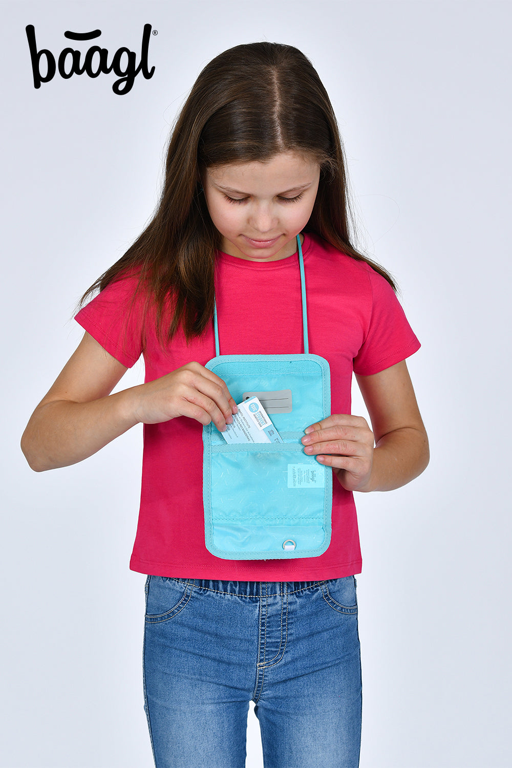 Peňaženka na krk Delfín