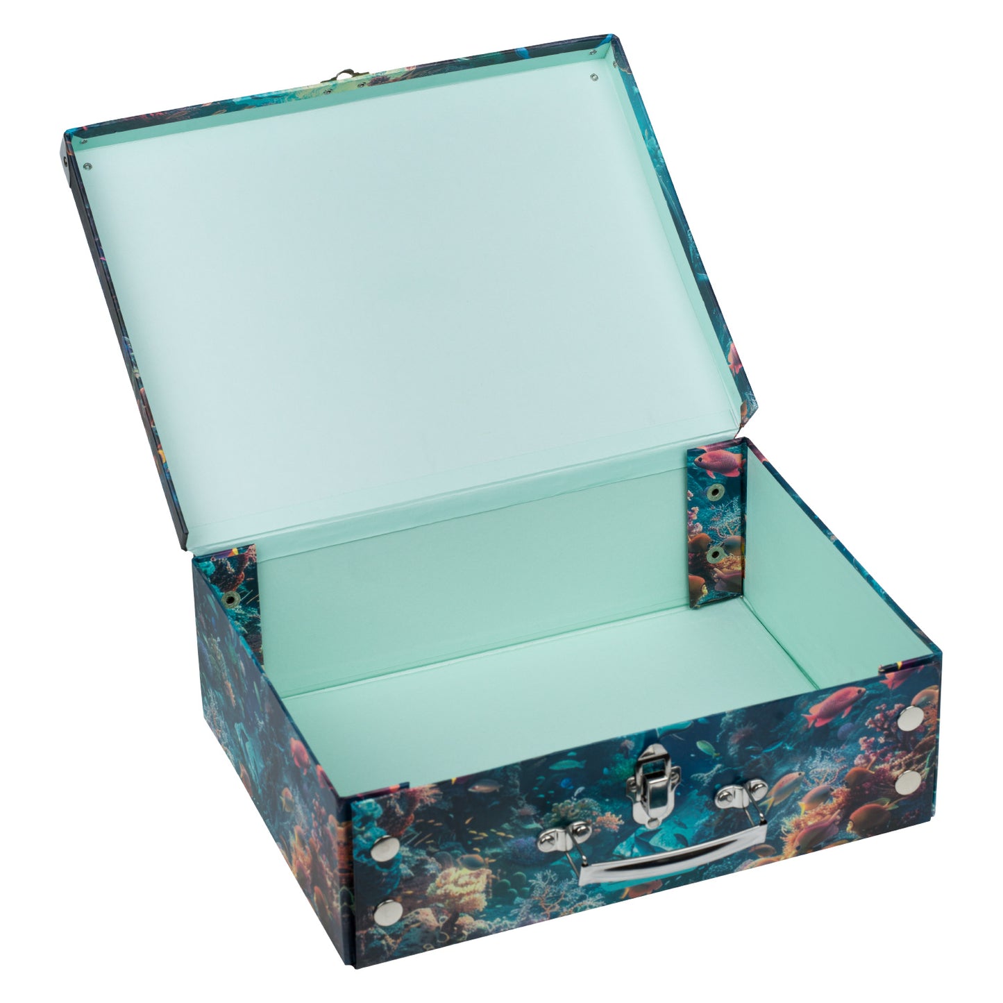 Skladací školský kufrík Delfín s kovaním