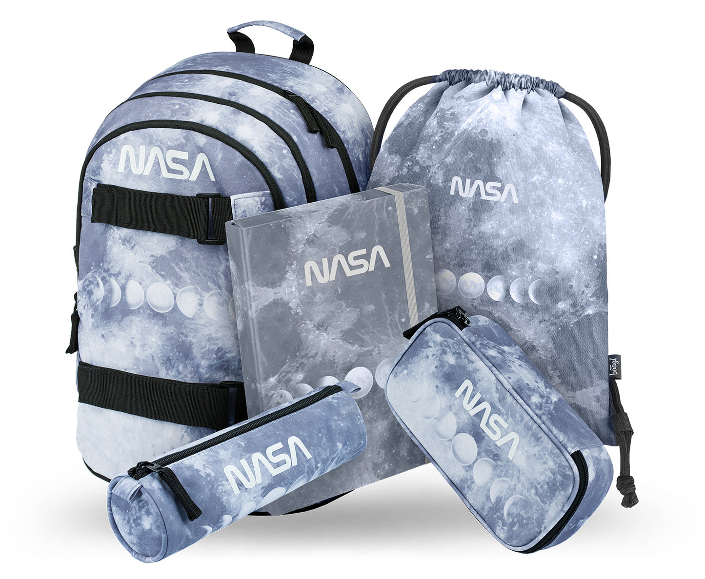 Školská sada Skate NASA Grey II