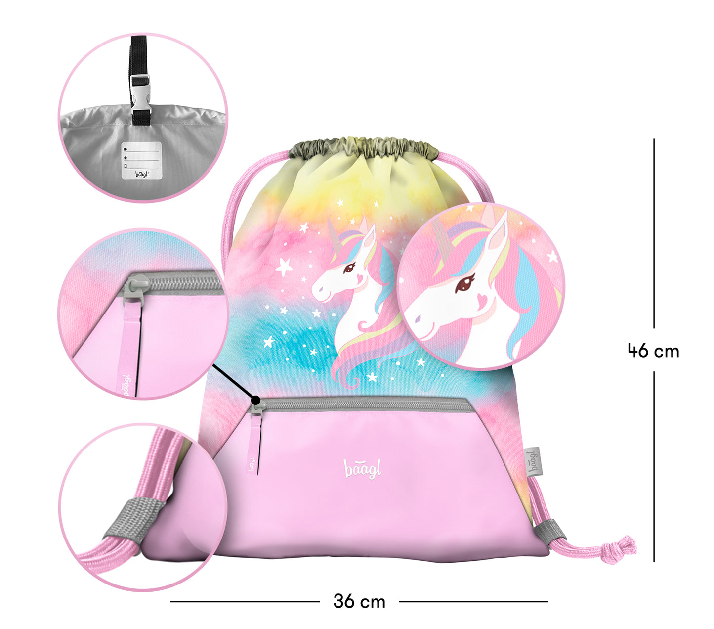 Školská sada Zippy Plus Rainbow Unicorn