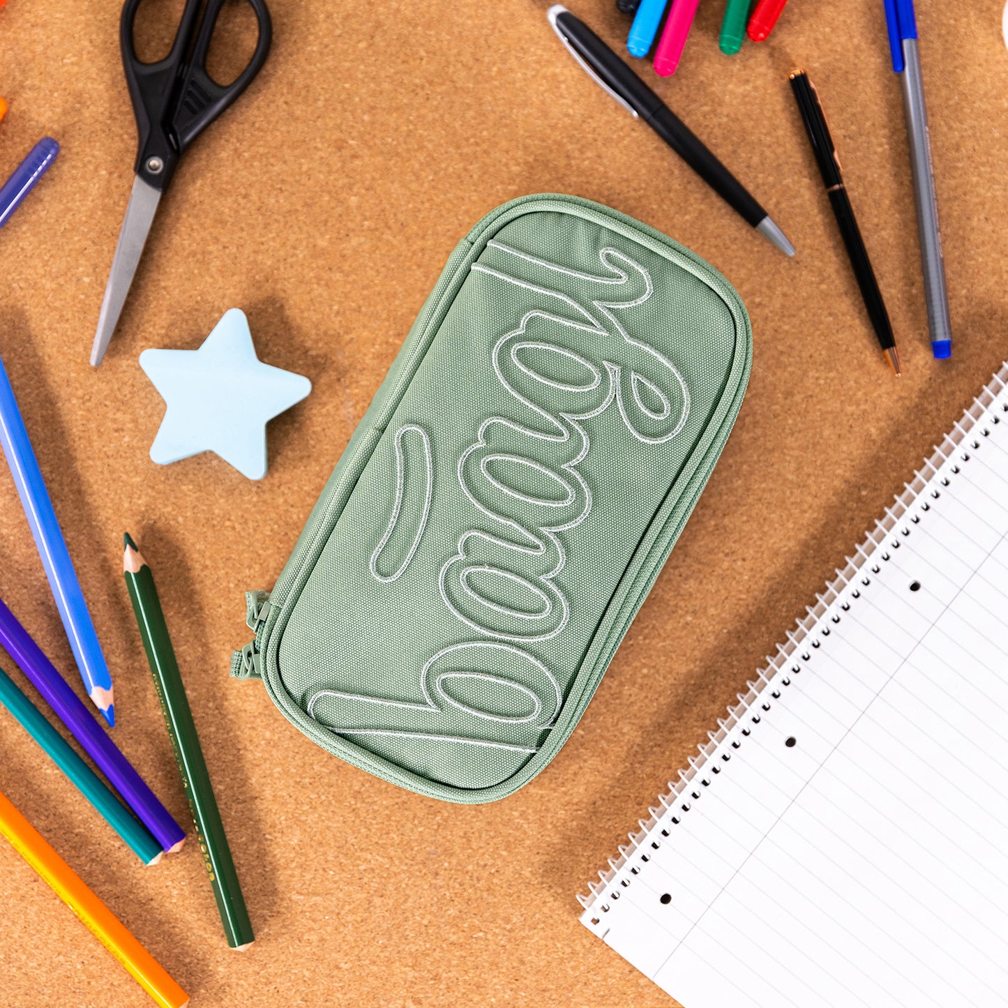 Školský peračník etui Mentol