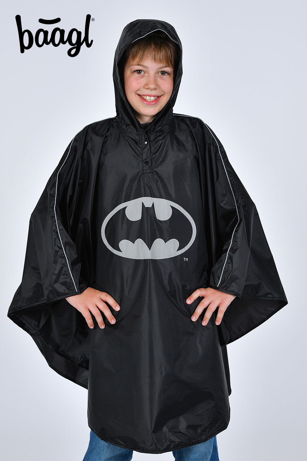 Outdoor pršiplášť pončo Batman Logo vel. M (130 -150 cm)