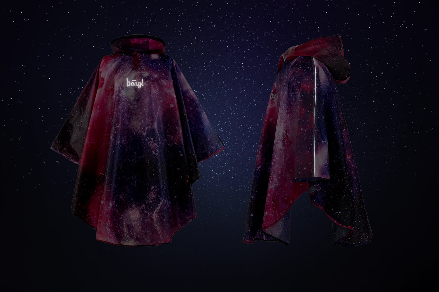 Outdoor pršiplášť pončo Galaxy vel. M (130 -150 cm)