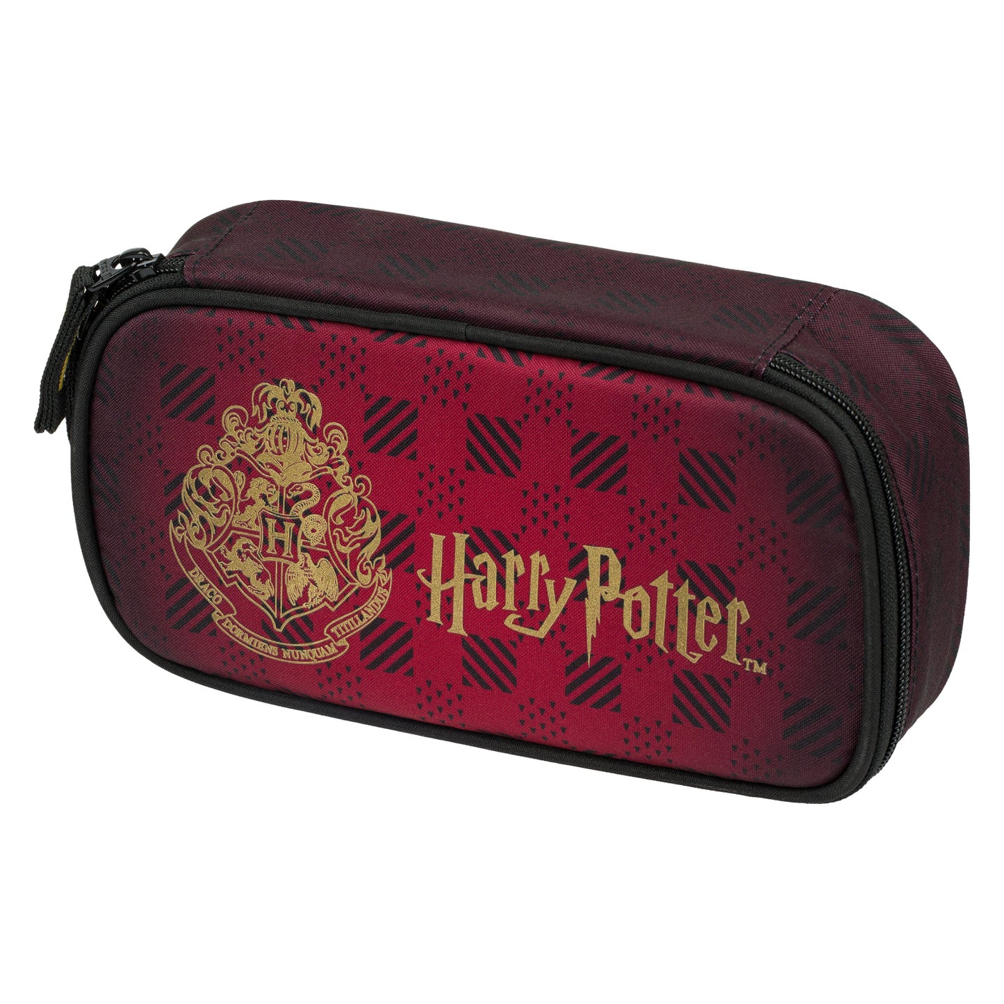 Školský peračník etui Harry Potter Rokfort vínový