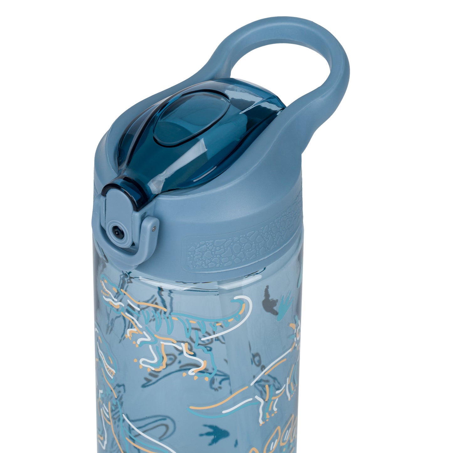Tritanová fľaša na nápoje so slamkou Dino, 500 ml