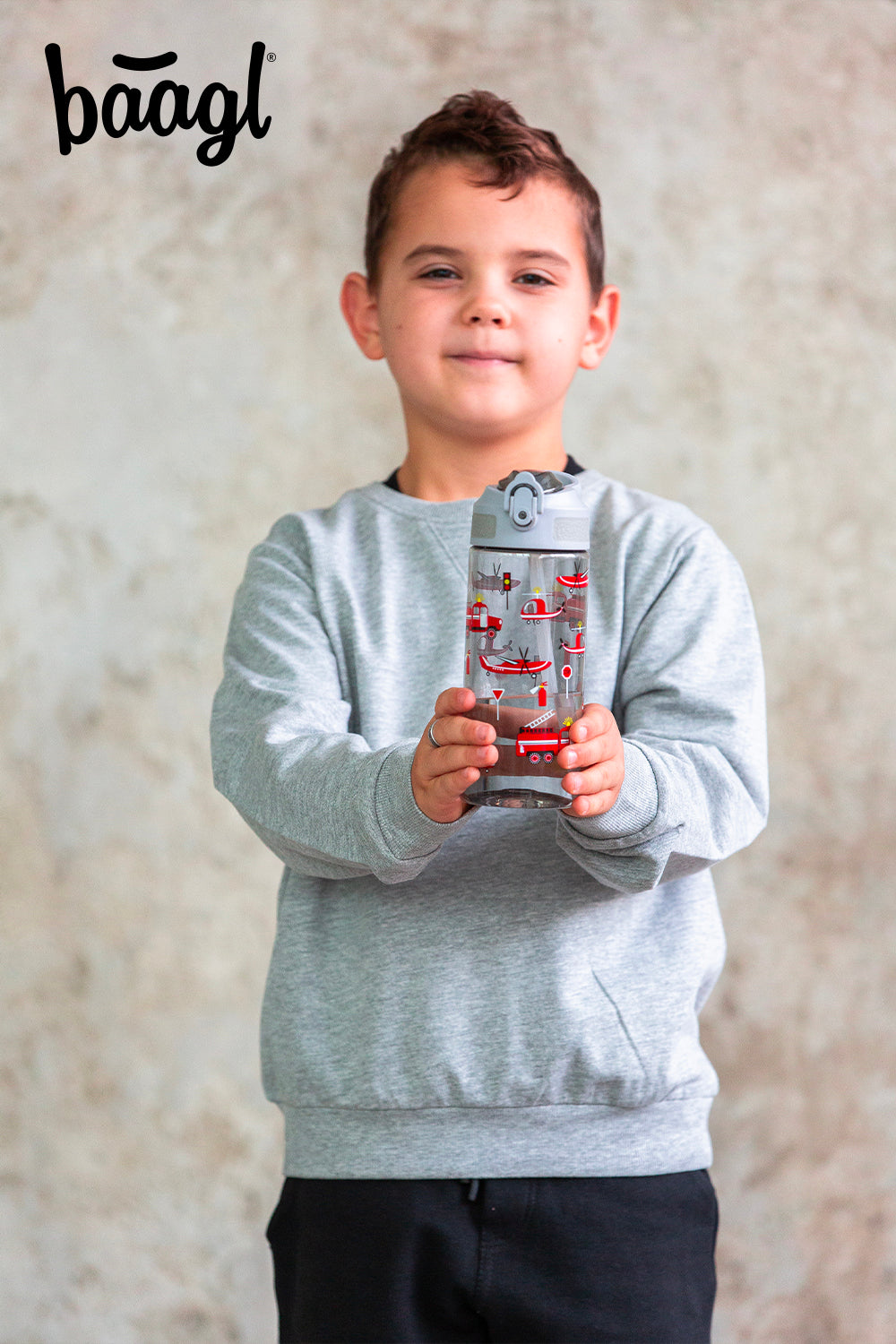 Tritanová fľaša na nápoje so slamkou Záchranári, 500 ml