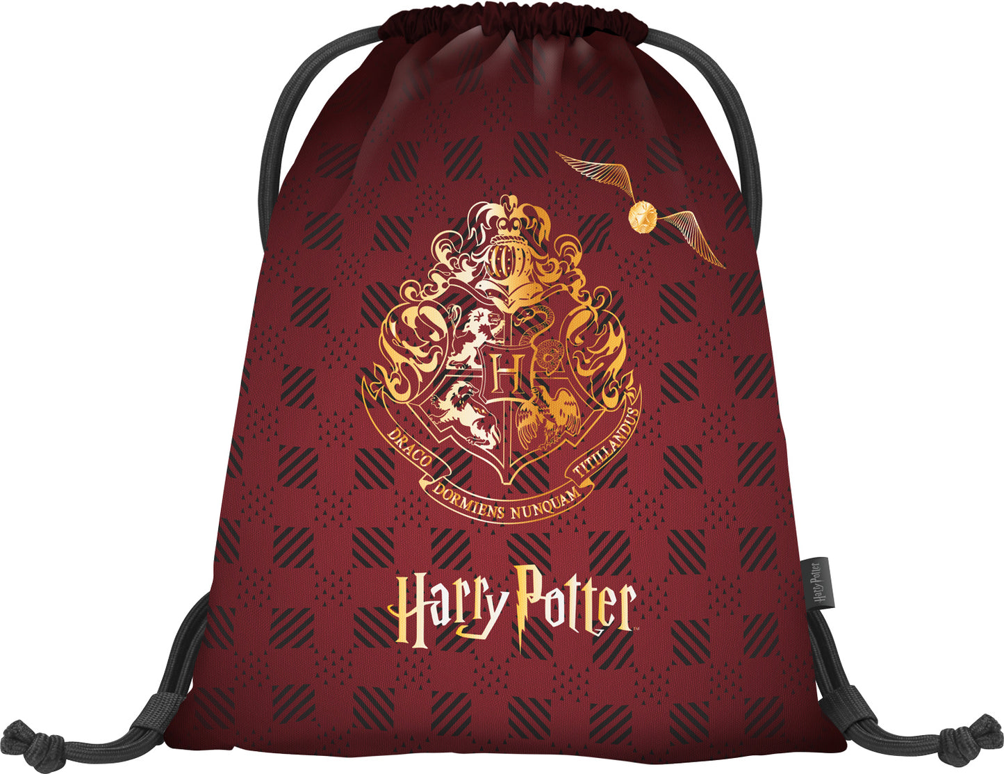 Školská sada Skate Harry Potter Rokfort vínový