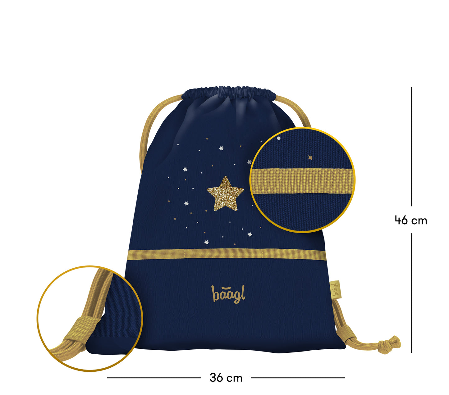Vrecko Unicorn Gold