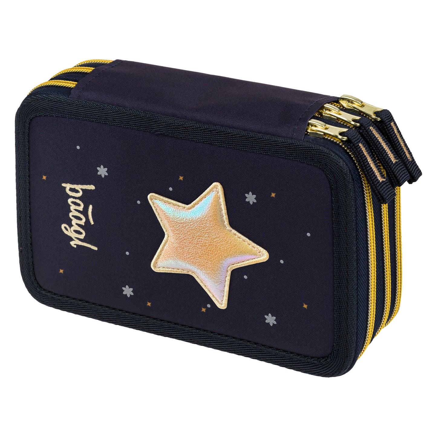 Školský trojposchodový peračník Unicorn Gold