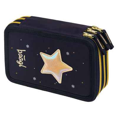 Školský trojposchodový peračník Unicorn Gold