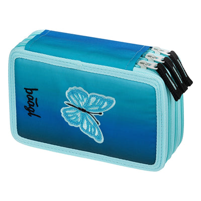 Školský trojposchodový peračník Butterfly