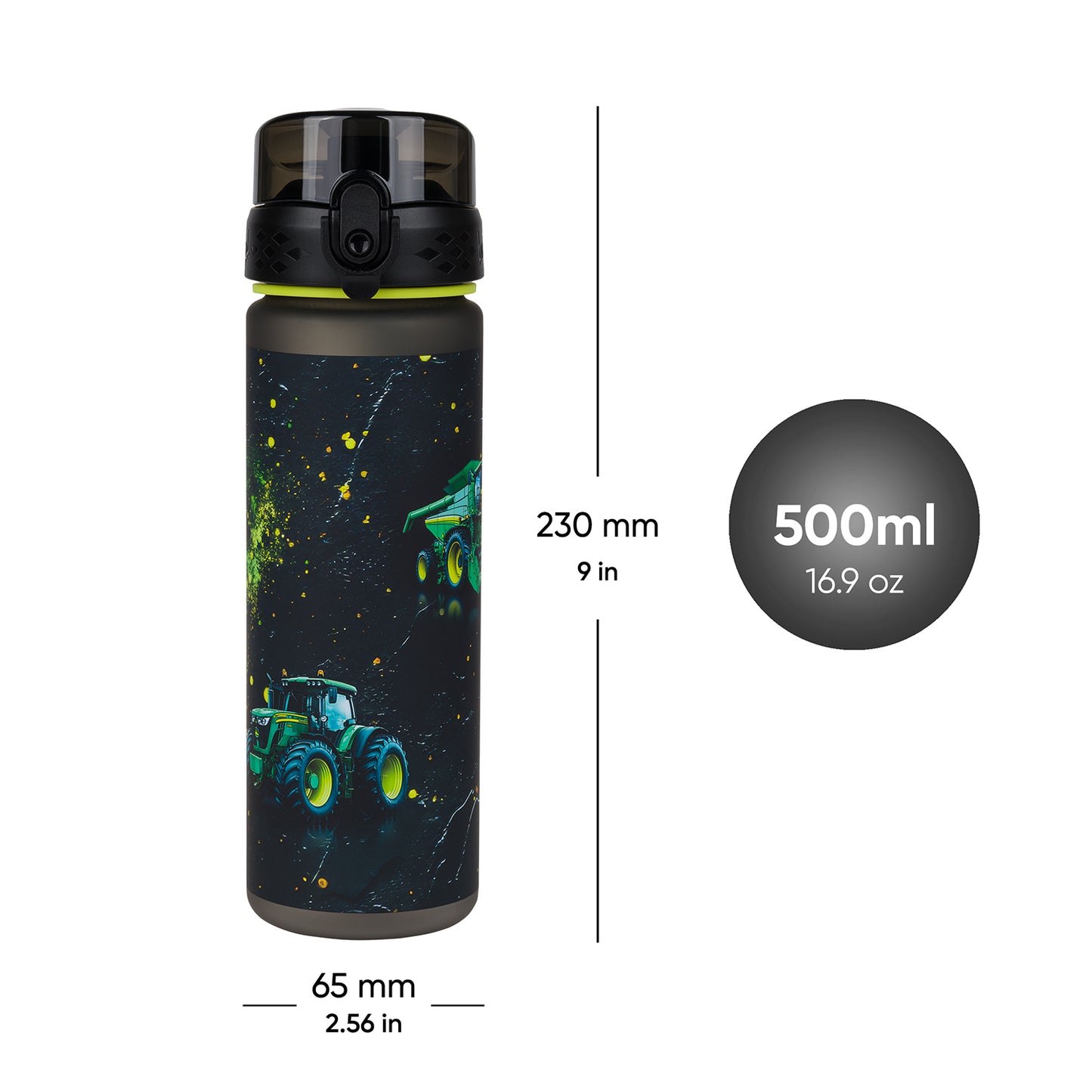 Tritanová fľaša na nápoje Traktor, 500 ml