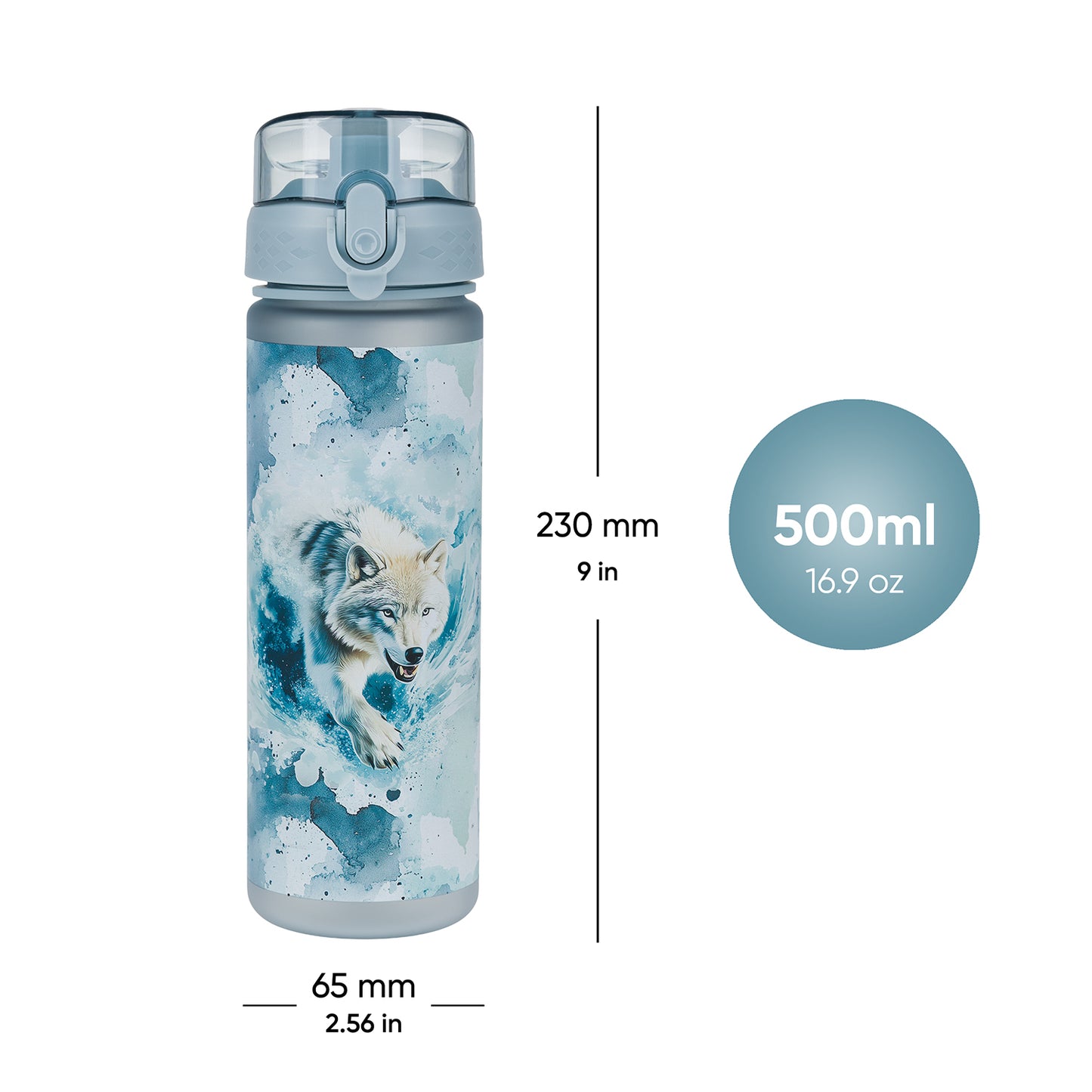 Tritanová fľaša na nápoje Polar, 500 ml