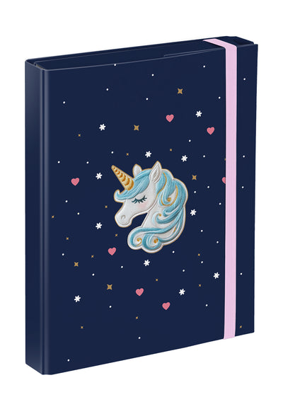 Dosky na školské zošity A5 Unicorn Gold