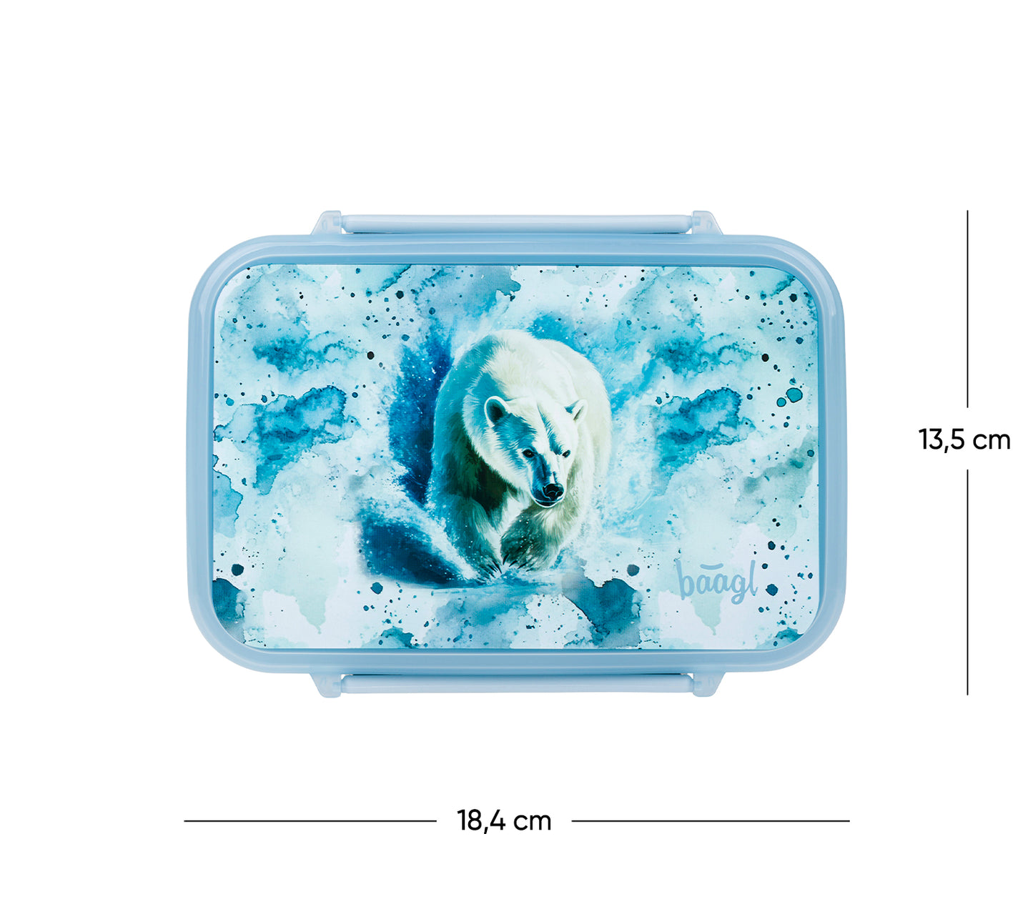Box na desiatu s priehradkami Polar