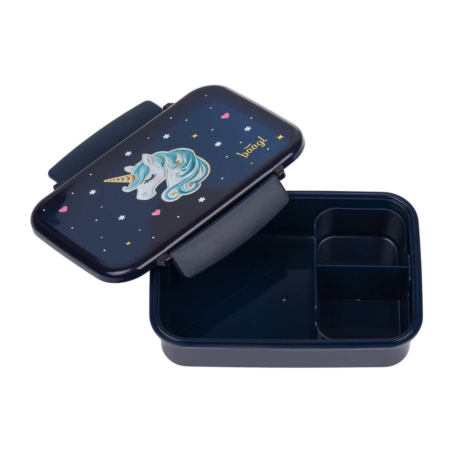 Box na desiatu s priehradkami Unicorn Gold