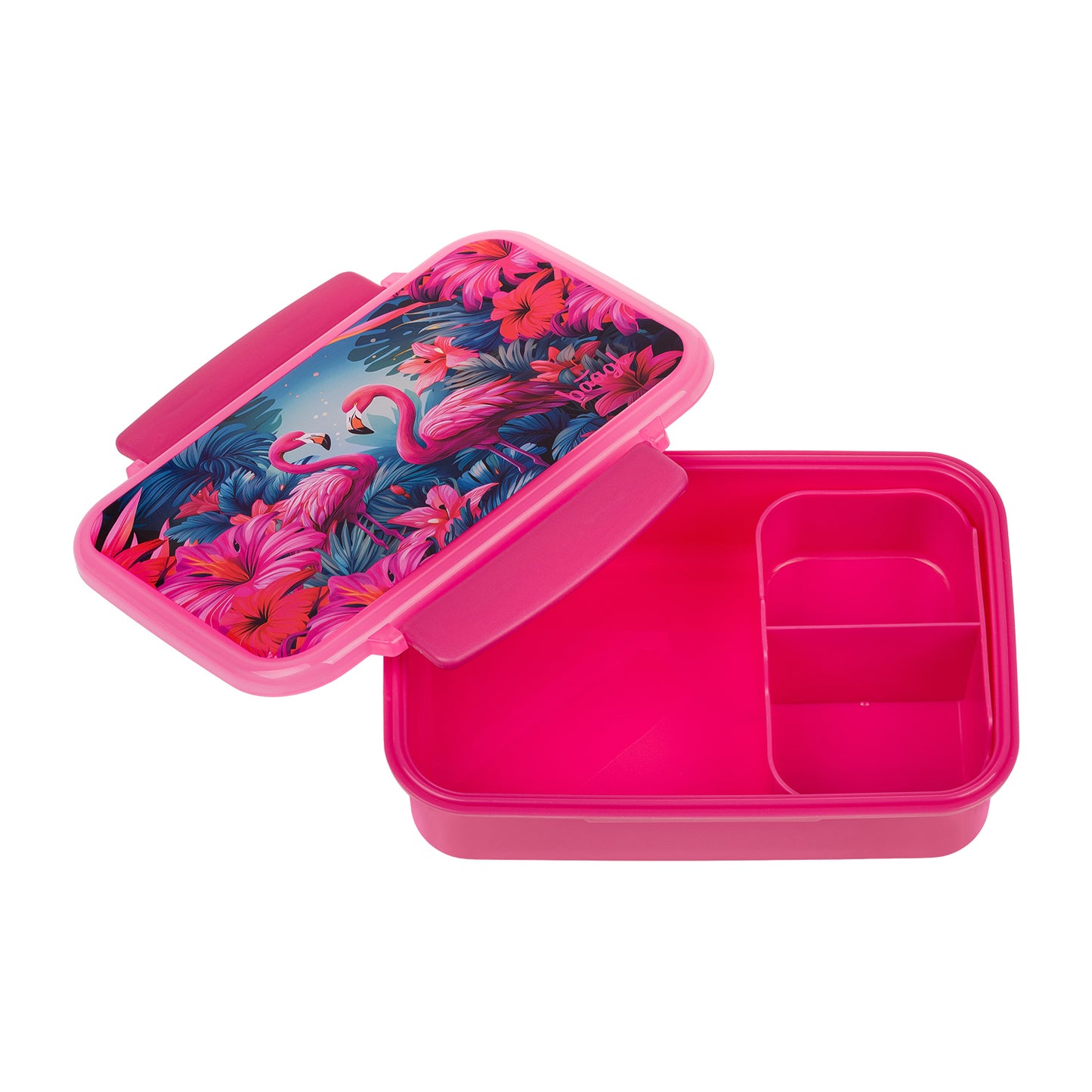 Box na desiatu s priehradkami Flamingo