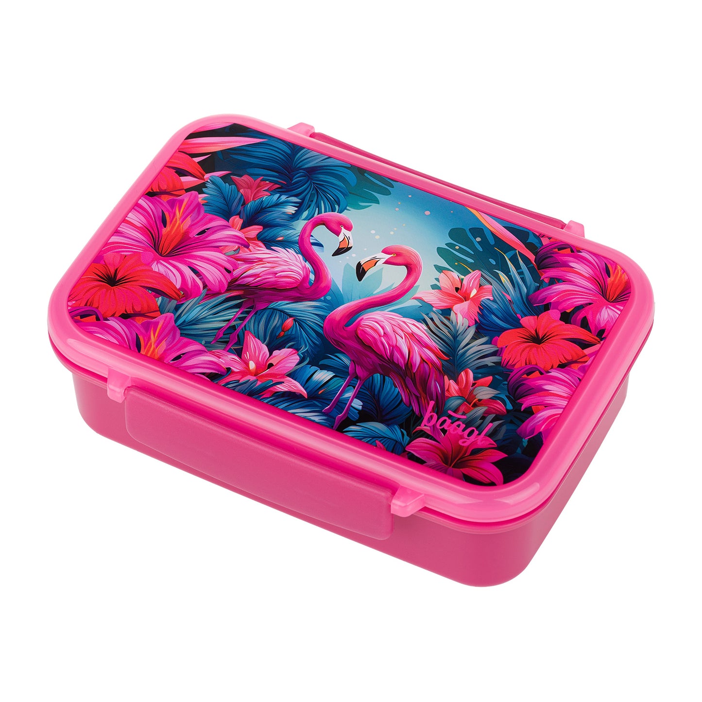 Box na desiatu s priehradkami Flamingo